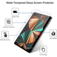 thumbnail image 3 of ProCase iPad Pro 12.9 Inch 2022/ 2021/ 2020/ 2018 Matte Screen Protector, Matte Tempered Glass Screen Anti-fingerprint Film Guard Screen Protector for iPad Pro 12.9 6th/ 5th/ 4th/ 3rd Gen, 3 of 7