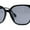 All Black, variant on Womens Masculine Elegant Oversize Thin Plastic Chic Sunglasses Tortoise Brown