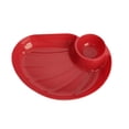thumbnail image 2 of Dumpling Serving Plate with Built-in Sauce Compartment Divided Snack Dish for Kitchen Dining Table Appetizer Sushi Dessert Home Daily Use Party Supplies, 2 of 7