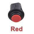 thumbnail image 3 of 1 interruptor de botón impermeable de 14 mm redondo PB-1405 de 2 pines con reinicio momentáneo y bloqueo automático, 1 NO, LED rojo, verde, negro, azul, blanco, 3 A, 250 V CA, 3 of 5