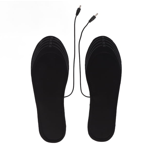 Electric Heating Insoles, Comfortable USB Heating Sweat Absorbent 1 Pair Uniform Heating Heated Boot Insoles For Students For Women
