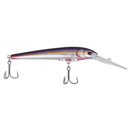 Berkley Deep Hit Stick Fishing Lure Slick Alewife 1/2 oz 4.25in Wide Aggressive Tail Action and Beefier Profile Equipped with Sharp Fusion19 Hook