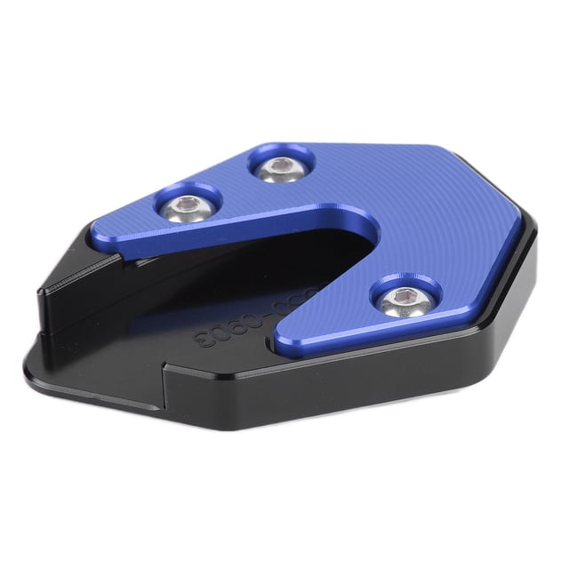 Kickstand Base, Side Stand Extension Plate Fade Resistance Special Pattern For Motorcycle Red,Blue,Black,