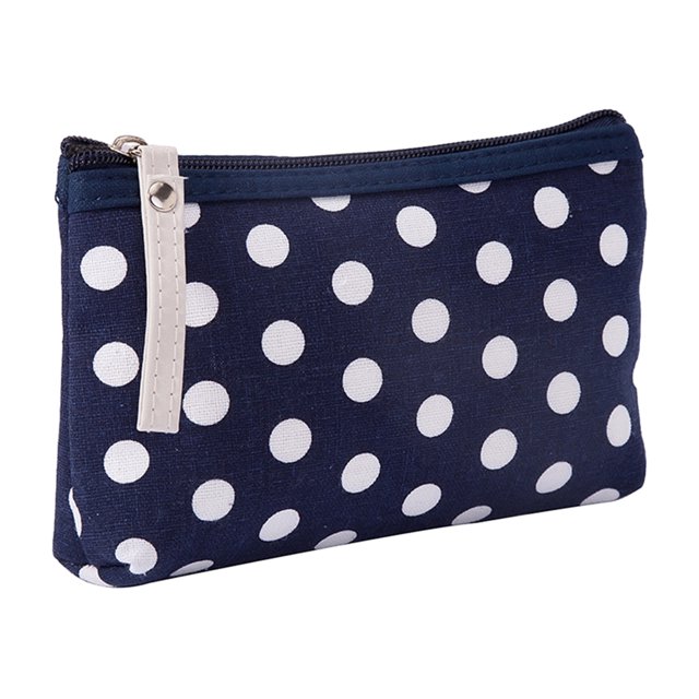 Jumpingount Bolsa de maquillaje, bolsa de cosméticos, monedero, organizador de lavado, contenedor impermeable para mujer, organización, bolsas Bolsas de mensajero y de hombro Azul oscuro