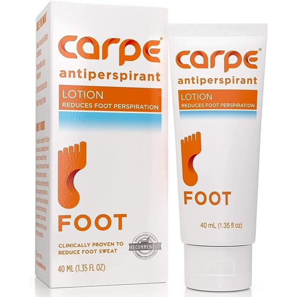 Carpe Antiperspirant Foot Lotion, A solution