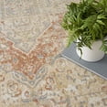 thumbnail image 4 of Nourison Home Essentials Persian 6' x Round Beige Rust Vintage Rug, 4 of 10