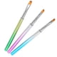 thumbnail image 4 of 3 uds. Pincel de pintura facial y corporal, pincel portátil de viaje para dibujo artístico de uñas, suministros para manualidades, 4 of 5