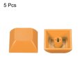 thumbnail image 3 of Unique Bargains 1U Blank Keycaps, 5 Pack Universal PBT Keyboard Replacement Accessories for MX Mechanical Keyboard, Orange, 3 of 6