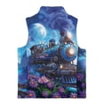thumbnail image 5 of Pzuqiu Train Kids Zip Up Vest Size 9-10 Warm Comfortable Fall Outerwear Versatile Fashion Winter Lightweight Sleeveless Fleece Jacket with Pocket Casual for Teen Girls Trendy, 5 of 7