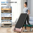 thumbnail image 5 of MJWW Walking Pad with 6% Incline, Under Desk Treadmill, 3 in 1 Portable Treadmill with Remote Control LED Display, 2.5 HP Quiet Walking Jogging Machine for Office Home Use, 300 Lbs Capacity, 5 of 16