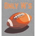 thumbnail image 4 of Only W's American Football Youth Heather Gray Jogger Pants-Medium, 4 of 4