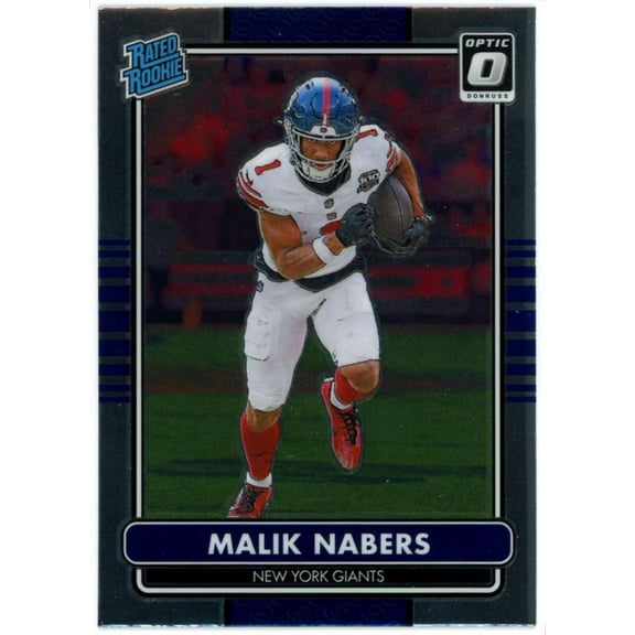 NFL 2024 Panini Donruss Optic Football 2014 Retro Series Malik Nabers #5 (Rookie)