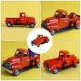 thumbnail image 3 of NIYANGLE 1Pc Truck Desktop Decoration Red Iron Sheet Retro Style For Desk And Living Room, 3 of 8