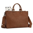 thumbnail image 4 of Wrangler Women Western Bag Laptop Shoulder Handbags for Work Travel Casual, Brown, 4 of 7
