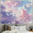 thumbnail image 2 of Shiartex  Pink Cloud Tapestry Colorful Abstract Clouds Natural Landscape Tapestries Wall Hanging for Bedroom Living Room Teen Dorm Indie Decor Poster Blanket 50x40inch, 2 of 6
