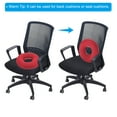 thumbnail image 5 of Uxcell Inflatable Seat Cushion 3 Pack Portable Donut Cushion Chair Seat Ring Pillow with Pump for Home Office Dark Blue Brown Red, 5 of 6