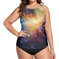 thumbnail image 4 of Women's Swimming Vest Women's Tankini Tops Swimming Vest for Women Soft and Smooth Suitable for Summer Beach Swimming Pool Parties XL Super Beautiful Starry Sky, 4 of 7