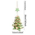 thumbnail image 2 of BKRE Elegant 3D Wind Chime Hanging Ornament For Festive Home Holiday, 2 of 6