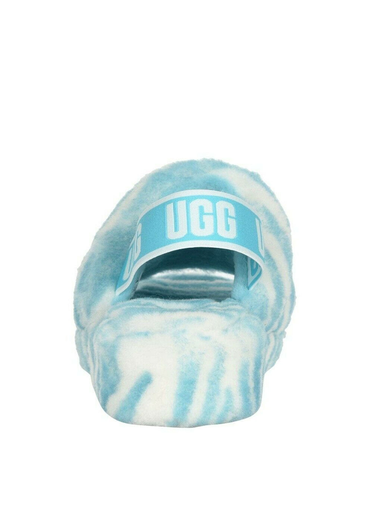 Blue zebra ugg discount slides