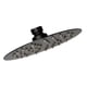 thumbnail image 1 of Regadera Redonda 15 cm Media y Baja Presion Rubinett  Negro Mate Acero Inoxidable Sin Brazo, 1 of 4
