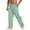 Mint Green, variant on CharmCyan Mens Drawstring Waist Loose Fit Lounge Pants Comfortable Lightweight Pajama Bottoms with Pockets for Home Sleepwear Army Green L