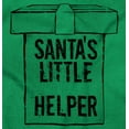 thumbnail image 2 of Christmas Santa Claus Little Helper Plus Size Crewneck Graphic Tee Shirt Brisco Brands 3X, 2 of 5