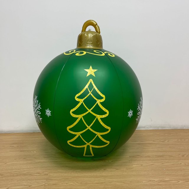 Decoration Balls Christmas Inflatables Outdoor Decorations Balls, Giant Christmas Inflatables Balls, Christmas Blow Up Yard Decorations Inflatable Ornament Christmas Balls Ornaments for Outside Garde