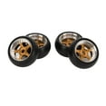 thumbnail image 1 of RC Tires, Stable RC Drift Tire Environmentally Friendly  For 1/28 RC Car Gold, 1 of 8