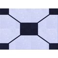 thumbnail image 1 of Ahgly Company Indoor Rectangle Patterned Lavender Blue Area Rugs, 5' x 7', 1 of 6