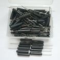 thumbnail image 5 of IDEANATEGRATE Bulletin Board Thumbtacks Positioning Pin Black Plastic 50Pcs, 5 of 10