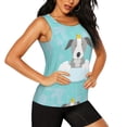 thumbnail image 2 of Lsque Dog In Bathtub Printed Workout Tank Tops for Women, Athletic Sports Tank Tops, Compression Sleeveless Dry Fit Shirts,Sleeveless Yoga Shirt-XX-Large, 2 of 9