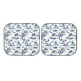 thumbnail image 7 of Daiia Hawaii Palms 2PCS Car Windshield Sun Shade, Foldable Sun Shield for Car Front Window, Auto Sun Blocker Visor Protector Universal for Truck SUV Pickup-Small, 7 of 7