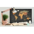 thumbnail image 2 of Tiptophomedecor Stretched Canvas World Map Art - World Map: Secrets Of The Earth - Stretched & Framed Ready To Hang Art, 2 of 3