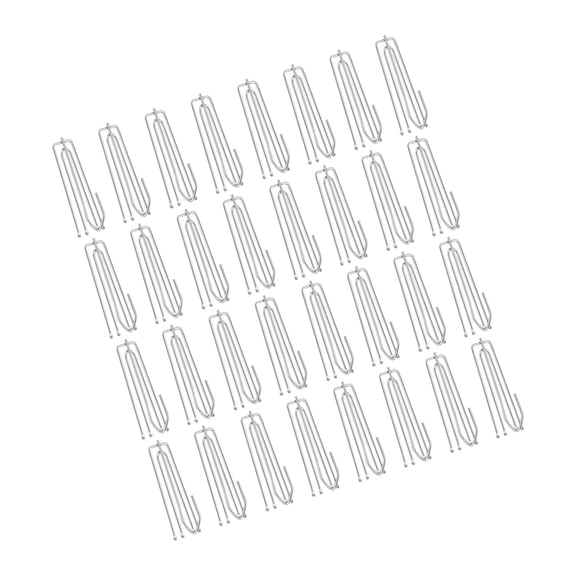 SEWOART 30Pcs Metal Drapery Hooks for Curtains with Rustproof Stainless Steel Material