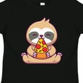 thumbnail image 4 of Inktastic Sloth Pizza Boys or Girls Toddler T-Shirt, 4 of 5