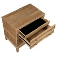 thumbnail image 6 of Hazel 3-Drawer Side Table - Natural Solid Wood Nightstand for Living Room, Hallway, Entryway, 6 of 6