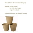 thumbnail image 6 of Peat Pots For Seedlings, 3 Inch Gardening Seed Starter Tray Kit, Biodegradable Eco-Friendly Plant Starting Pots, Khaki 10/50/100 Pcs, 6 of 6