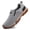 Gray, variant on LASUDRAA Mens Outdoor Hiking Shoes Breathable Cushioned Anti-Slip Trailing Sneakers for Trekking Walking Camping