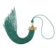 thumbnail image 3 of Cordón de borlas de graduación escolar de 40 cm para ropa académica. Verde, 3 of 8