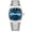 Rose blue surface with steel band, variant on Men's luxury steel band quartz watch, essential for business elites, ultra-thin design, precise timekeeping, fashionable and trendy men's wristwatch