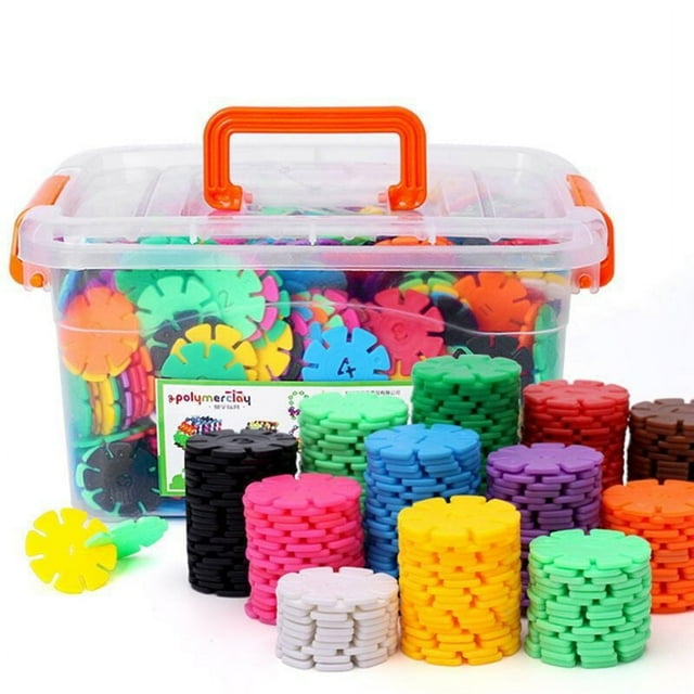 Juego de Construcción NQ 1000 Copos de Nieve Bloques Creativos y Educativos