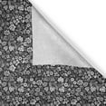 thumbnail image 4 of Ambesonne Black and Grey Valance Pack of 2, Floral with Berries, 54"X12", Taupe Taupe Grey, 4 of 5