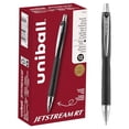 thumbnail image 1 of uni-ball Jetstream RT Stylos-Bille Rétractables Pointe Moyenne, 1 mm, Noir, Lot de 12, 1 of 4