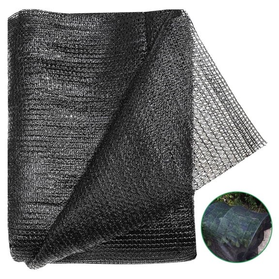 Hengbo UV Resistant Net Sunblock Shade Cloth 6.5 x 20 ft Plastic Sun Net Sun Mesh Shade for Patio Plant Cover Garden Flower Plant Greenhouse Black