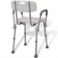 thumbnail image 2 of vidaXL Shower Chair Aluminium White, 2 of 5