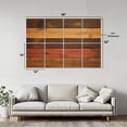 thumbnail image 2 of 8 Pack Art Acoustic Panels Sound Absorbing Old wooden pallet plank texture Decorative Soundproof Wall Panels Self Adhesive for Nursery Game Room Bedroom 48"x32", 2 of 7