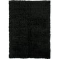 thumbnail image 2 of Linon 3A Flokati Collection Area Rug, Black, 4ft x 6ft, 2 of 3