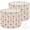 Color 3, variant on Drum Lamp Shades Set of 2 Pink Clover Flowers Green Leaves Beige Seamless 13"x13"x10" Large Lampshades for Table Lamps Floor Lamps Replacement Linen Lamp Shade Easy Assembly