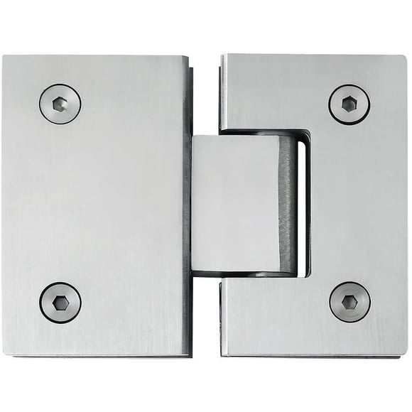 Alise Heavy Duty 180 Degree Glass Door Cupboard Showcase Cabinet Clamp Glass Shower Doors Hinge Replacement PartsStainless