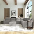 thumbnail image 2 of Homestyles 90226NSEC931302 Flex 6-Seat Sectional with Narrow Arm & Ottoman, Gray, 2 of 5
